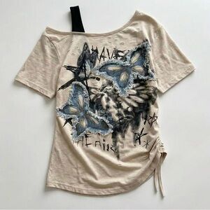 Butterfly Print Women's Top